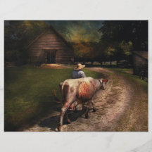 Farm - Going to milk Mabel Personalised Flyer