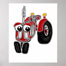 Farm Tractor Print