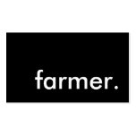 farmer. business card template