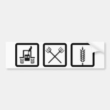 Farmer Gear Bumper Sticker