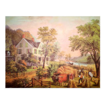 Farmer's Home Harvest Postcard