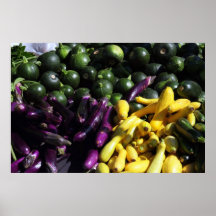 Farmers Market Squash Poster