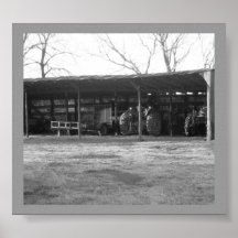 Farming equipment posters