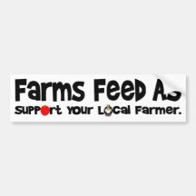 Farms Feed AS Bumper Stickers