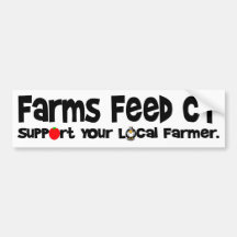 Farms Feed CT Bumper Stickers