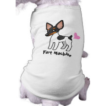 Fart Machine (Rat Terrier / Toy Fox Terrier) Doggie Tee Shirt