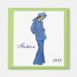 Fashion 1934 Magnet