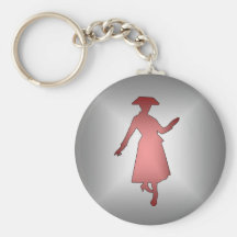 Fashion Lady 1 Keychain