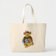 Fashion Monkey Canvas Bag