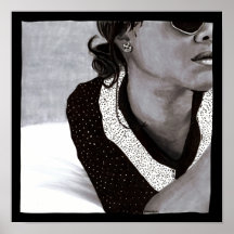 Fashionista 12x12 Print