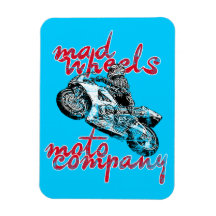 Fast bikes racer flexible magnets