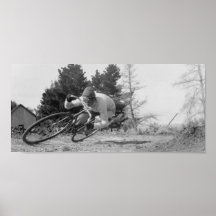 fast old bike. posters