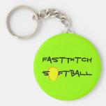 Fastpitch Softball Key Chain