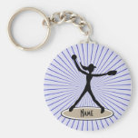 Fastpitch Softball Pitcher Keychain