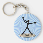 Fastpitch Softball Pitcher Keychain