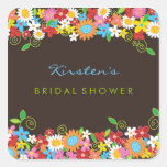 fatfatin Spring Flowers Bridal Shower Sticker