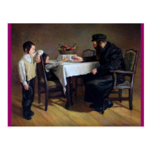 Father and Sons Postcard