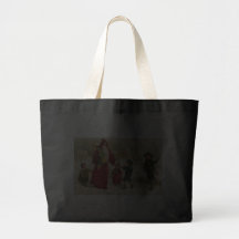 Father Christmas Canvas Bag