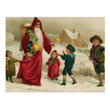 Father Christmas Post Card