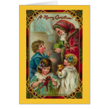 Father Christmas - Vintage Art Greeting Cards