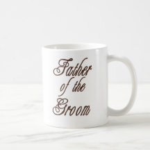 Father of Groom Classy Browns Mug