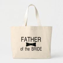 Father Of The Bride Bowtie Tote Bag