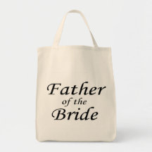 Father Of The Bride Canvas Bags