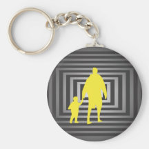 Father With Son Keychain