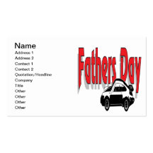 Fathers Day Business Card