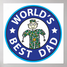 Fathers Day Military Dad Posters