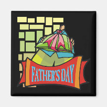 Fathers Day Refrigerator Magnet
