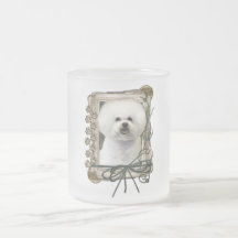 Fathers Day - Stone Paws - Bichon Frise Mug