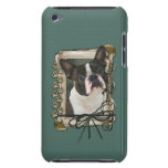 Fathers Day - Stone Paws - Boston Terrier iPod Touch Cover