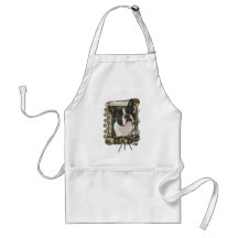 Fathers Day - Stone Paws - Boston Terrier - Dad Apron