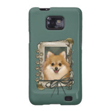 Fathers Day - Stone Paws - Pomeranian Samsung Galaxy SII Cases