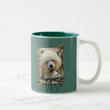 Fathers Day - Stone Paws - Poodle - Apricot Coffee Mug