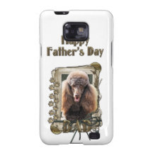 Fathers Day - Stone Paws - Poodle - Chocolate Galaxy S2 Covers