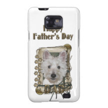 Fathers Day - Stone Paws - West Highland Terrier Galaxy S2 Covers