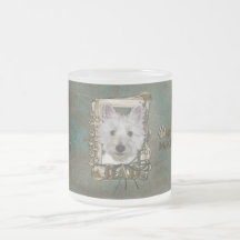 Fathers Day - Stone Paws - West Highland Terrier Mug