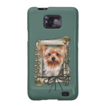 Fathers Day - Stone Paws - Yorkshire Terrier Samsung Galaxy S2 Covers