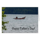 Father's Day Trillium Lake Fishing Greeting Cards