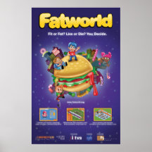 Fatworld Game Poster