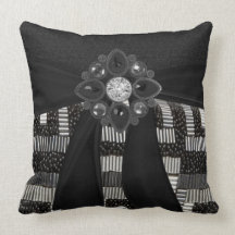 Faux Beaded and Jewed Mojo Pillow