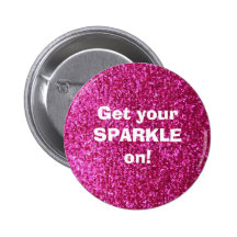 Faux Hot Pink Glitter