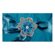 Faux Leather & Rhinestone Business Cards