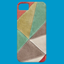 Faux Suede & Leathe patchwork IPhone5 Case Design casemate cases
