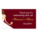 Favour tag business card template