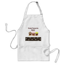 Favourite Baker - Trio of Cupcakes Aprons