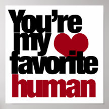 Favourite Human Love Posters