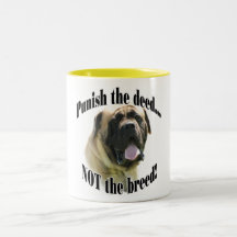 Fawn Mastiff Punish the Deed Mug